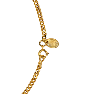 Interlocking Crystal Triomphe Pendant Necklace