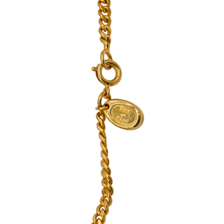 Interlocking Crystal Triomphe Pendant Necklace