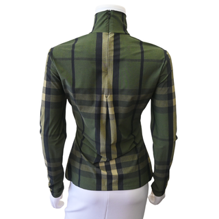 Emery Check Stretch Nylon Top