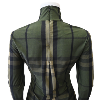 Emery Check Stretch Nylon Top