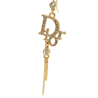 Crystal 'Dior' Drop Earrings