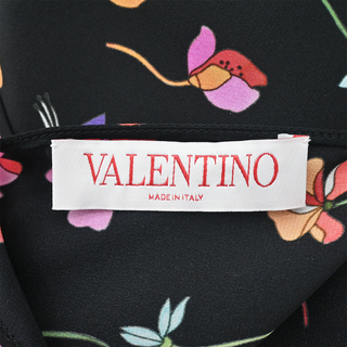 Multicolor Floral Print Silk Blouse