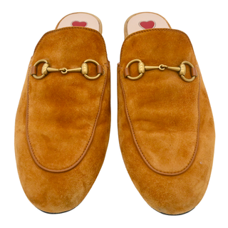 Princetown Horsebit Suede Mule Loafers