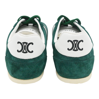 Jogger Green Suede Low-Top Sneakers