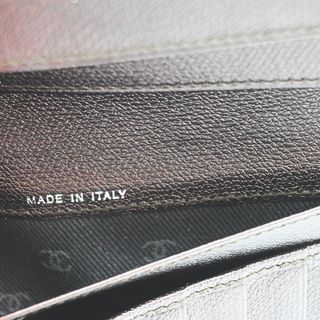 Dark Brown Leather CC Snap Continental Long Wallet