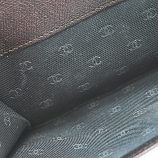 Dark Brown Leather CC Snap Continental Long Wallet