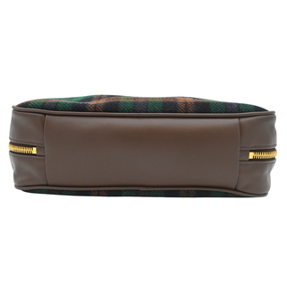 Beau Tartan Plaid Wool & Leather Top Handle Bag