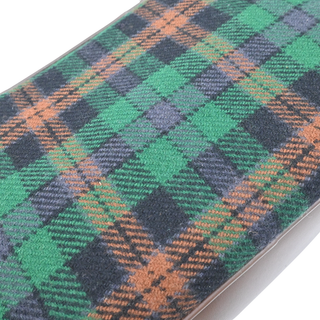Beau Tartan Plaid Wool & Leather Top Handle Bag