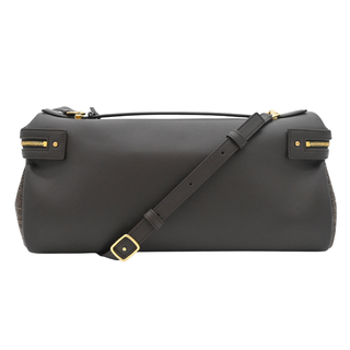 Extra Bag L27 Wish Cash Tweed Brown Leather Shoulder Crossbody Bag