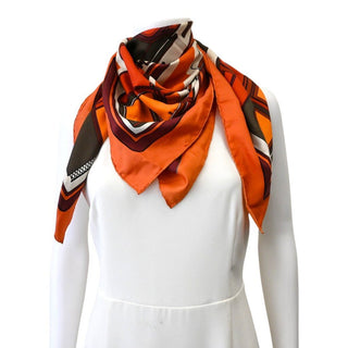 Les Coupés Silk Scarf by Françoise de La Perrière