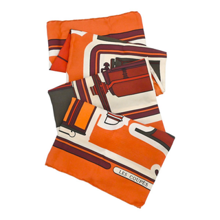 Les Coupés Silk Scarf by Françoise de La Perrière