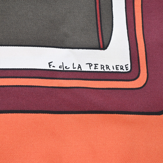 Les Coupés Silk Scarf by Françoise de La Perrière