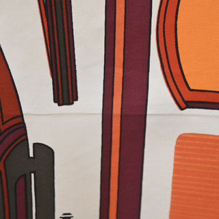 Les Coupés Silk Scarf by Françoise de La Perrière