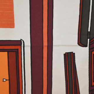 Les Coupés Silk Scarf by Françoise de La Perrière