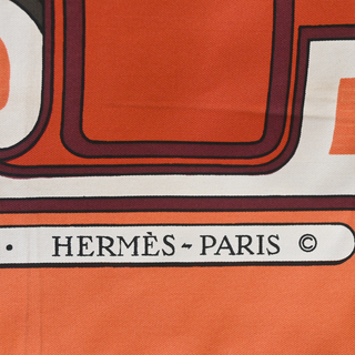 Les Coupés Silk Scarf by Françoise de La Perrière
