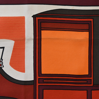 Les Coupés Silk Scarf by Françoise de La Perrière