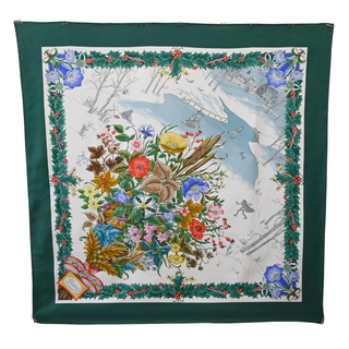 V. Accornero Winter Wonderland Silk Scarf