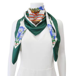 V. Accornero Winter Wonderland Silk Scarf