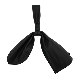 Mi_Miser Black Lamb Leather Knot Handle Bag