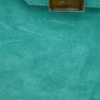 Riley Teal Suede Top Handle Shoulder Bag