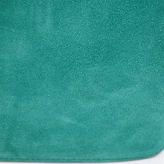 Riley Teal Suede Top Handle Shoulder Bag