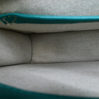 Riley Teal Suede Top Handle Shoulder Bag