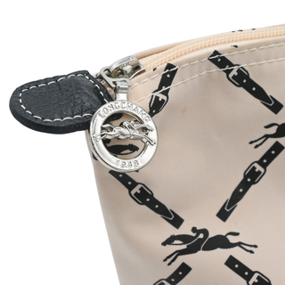 Le Pliage Beige & Black Logo Nylon Shopping Tote Bag