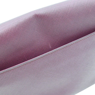 Purple Gancini Leather Flap Shoulder Bag