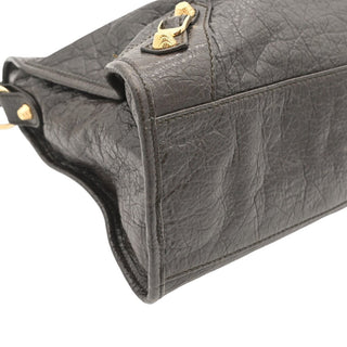 Giant City Brown Leather Shoulder Bag