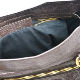 Giant City Brown Leather Shoulder Bag