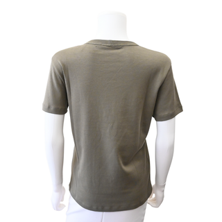 Olive Logo Graphic Crewneck Top