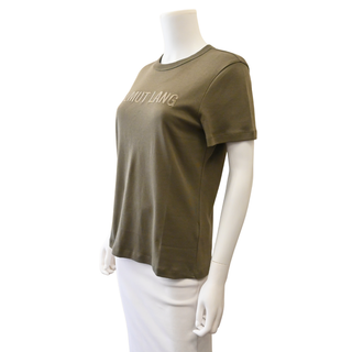 Olive Logo Graphic Crewneck Top