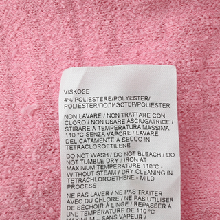 Pink Textured Terry Cloth Jacket