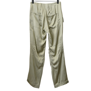 Sage Green FF Buckle Satin Cargo Pants