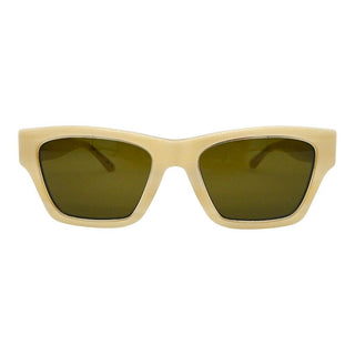 Beige Rectangular Sunglasses TY7186U