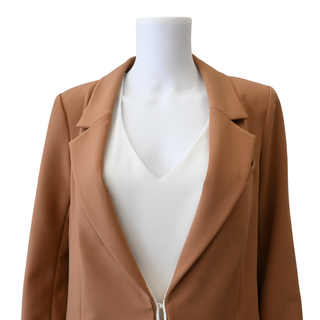 The Kelly Camel & Ivory Blazer