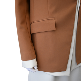 FAVORITE DAUGHTER | The Kelly Camel & Ivory Blazer