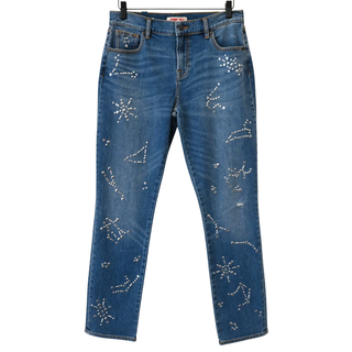The Boyfriend Jean Stellaris Embellished Jeans