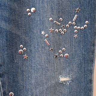 The Boyfriend Jean Stellaris Embellished Jeans