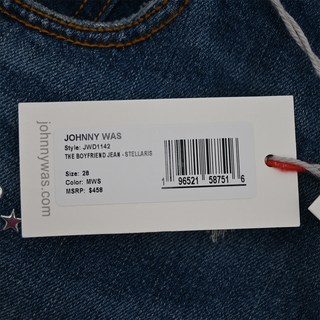 The Boyfriend Jean Stellaris Embellished Jeans
