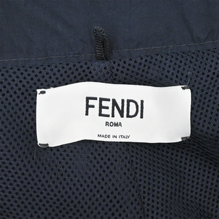 FENDI | Black FF Buckle Technical Nylon Cargo Pants