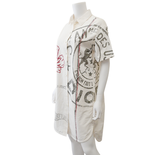 L'Union Fait La Force Graphic Shirt Dress