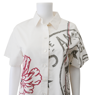 L'Union Fait La Force Graphic Shirt Dress