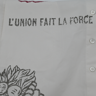 L'Union Fait La Force Graphic Shirt Dress