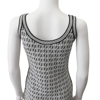 FF Monogram Knit Mini Dress
