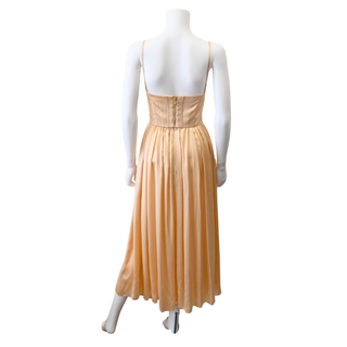 Silk Corset Midi Dress