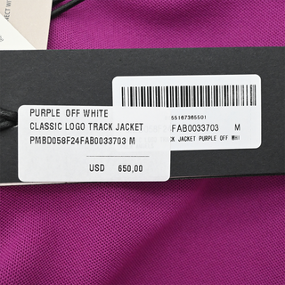 Purple Classic Logo Track Jacket