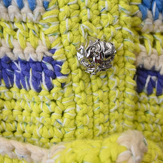 Multicolor Crochet Belted Cardigan