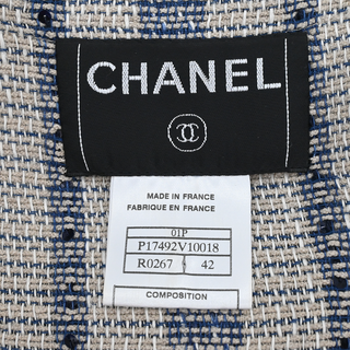 Sequin Trim Tweed Sleeveless Vest