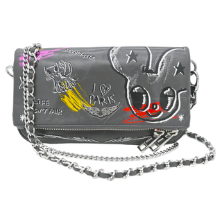 Rock Mini Humberto Graffiti Leather Bag